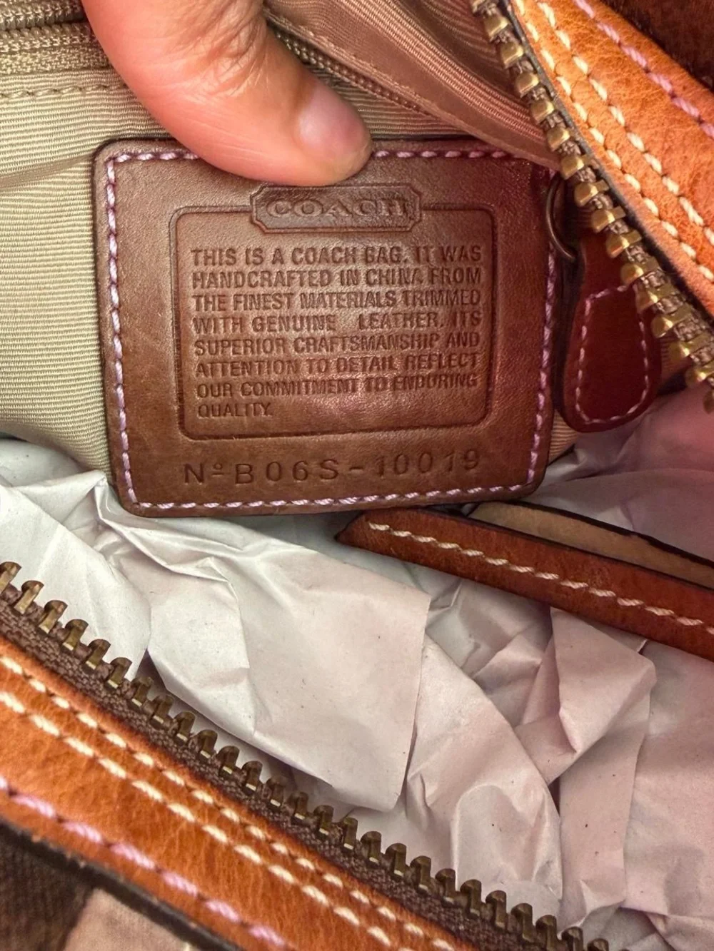 vintage coach patchwork hobo bag